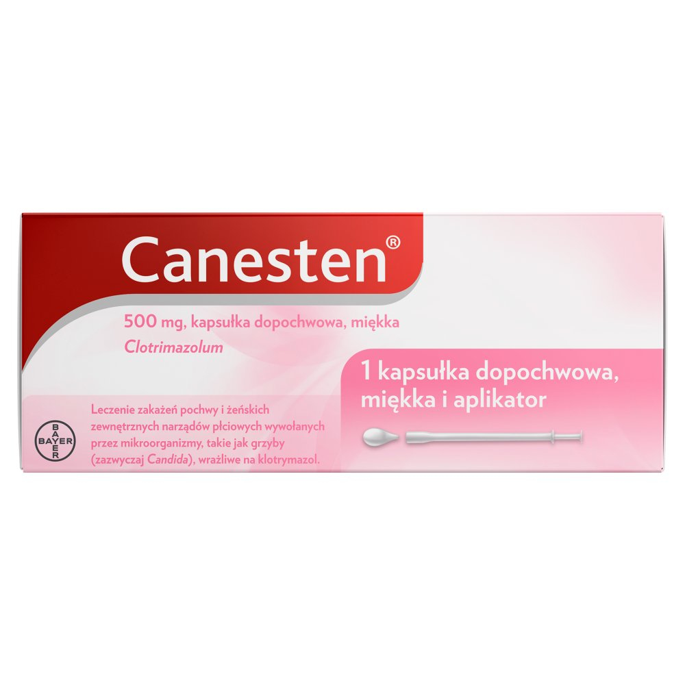 CANESTEN 1 kapsułka dopochwowa z aplikatorem
