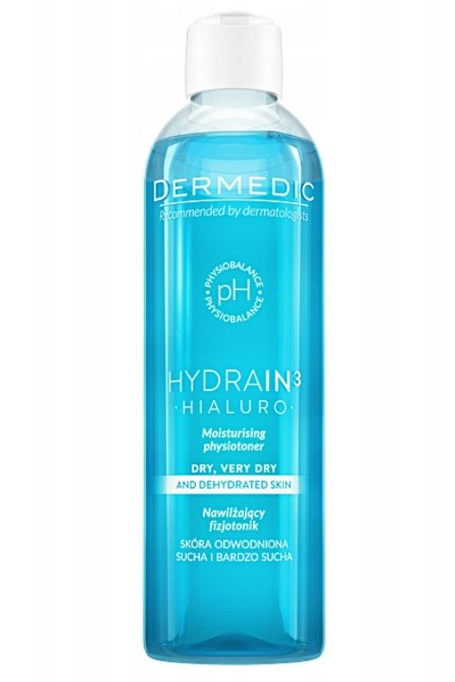DERMEDIC HYDRAIN 3 HIALU fizjotonik 200ml