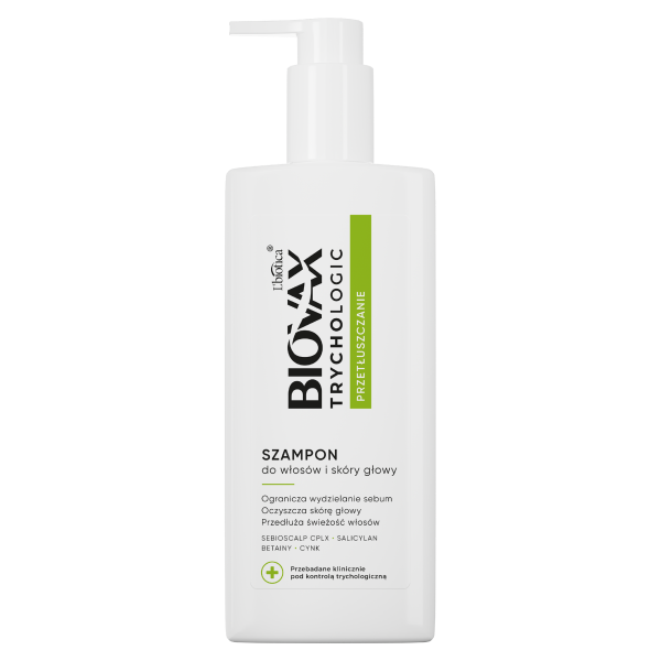 Biovax Trychologic szampon na przetłuszczające  się włosy 200 ml