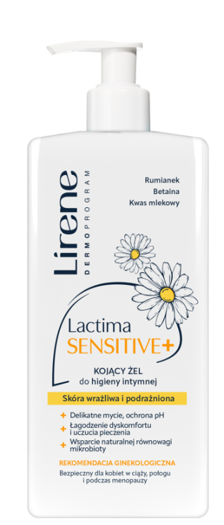 Lirene Lactima Sensitive+ Kojący żel do higieny intymnej 300 ml