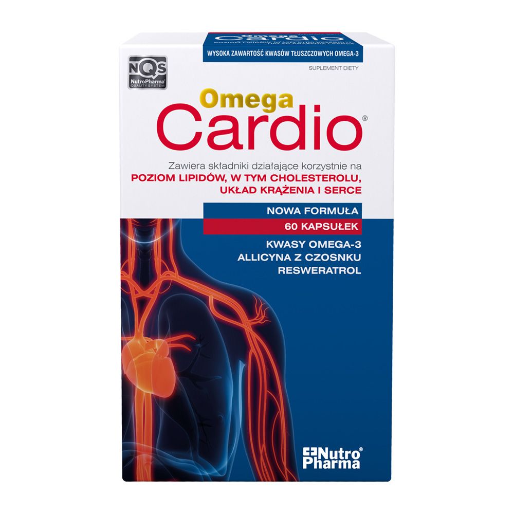Omega Cardio 60 kapsułek na cholesterol, serce