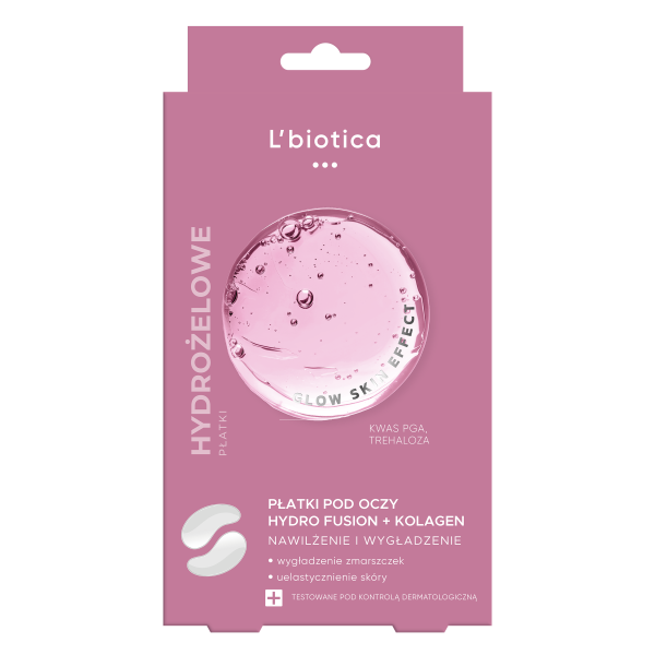 L'biotica PGA Hydro Fusion Hydrożelowe płatki pod oczy z kolagenem 2 szt.
