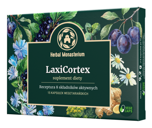 Laxicortex na wsparcie jelit i układu pokarmowego 15 kapsułek