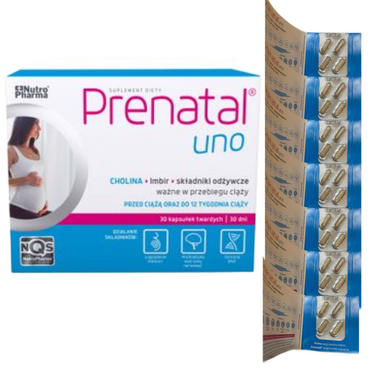 Prenatal Uno 30 kaps. + 28 kaps. GRATIS