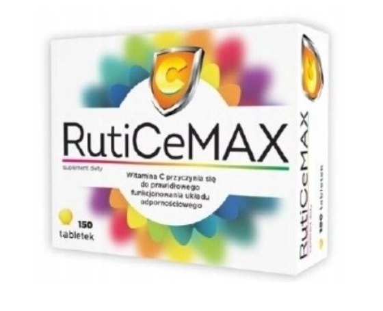 RutiCeMAX  rutyna na odporność 150 tabletek