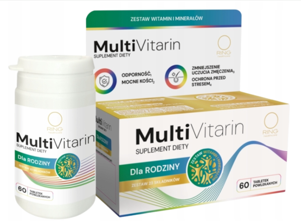 Ring MultiVitarin dla rodziny zestaw witamin  60 tabletek