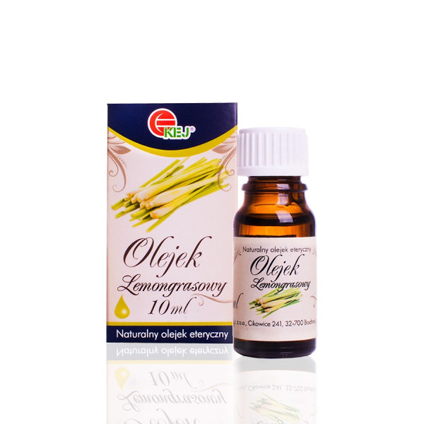 KEJ Naturalny olejek eteryczny lemongrasowy 10 ml