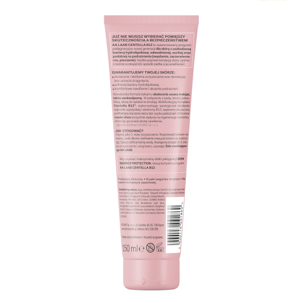 AA LAAB 100% Centella B12 Balsam do demakijażu emolientowy 150 ml