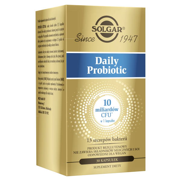 Solgar Daily Probiotic Kapsułki 30 sztuk