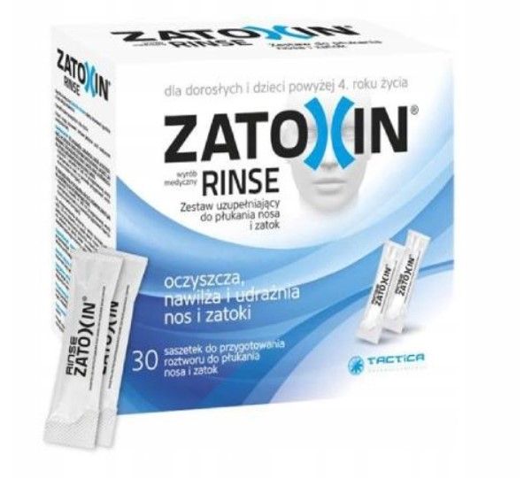Zatoxin Rinse zestaw uzupełniający 30 saszetek