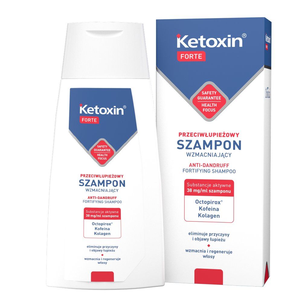 KETOXIN Forte szampon przeciwłupieżowy wzmacniający 200 ml