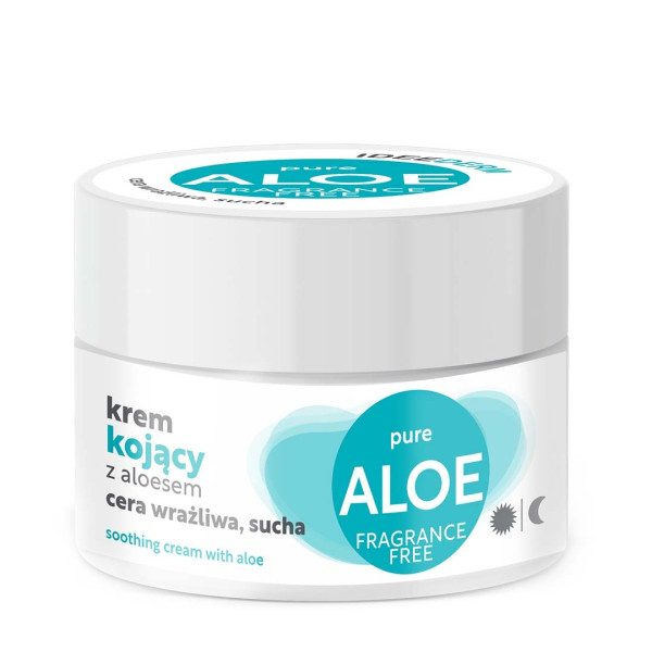 Idee Derm Kojący Krem z aloesem do cery wrażliwej i suchej dzień/noc 50 ml