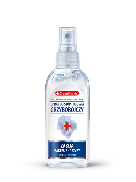 CLEAN HANDS Grzybobójczy spray do stóp i obuwia 100 ml