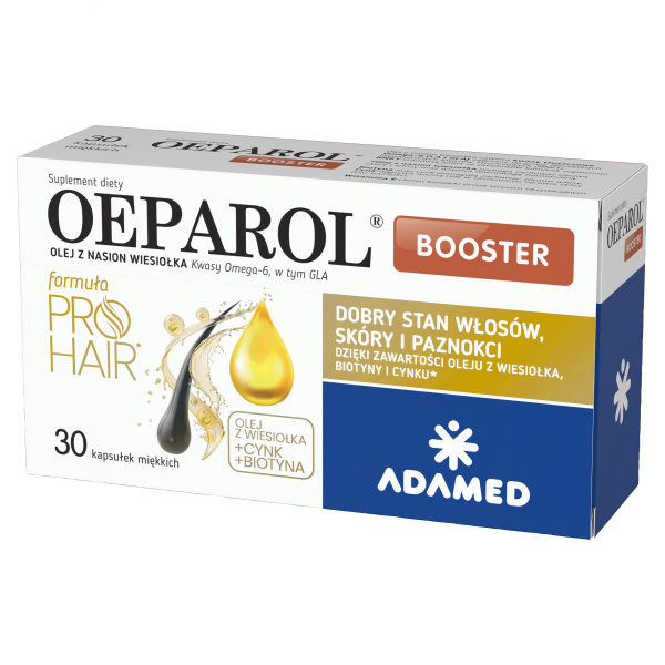 Oeparol Booster Kapsułki olej z nasion wiesiołka 30 kapsułek