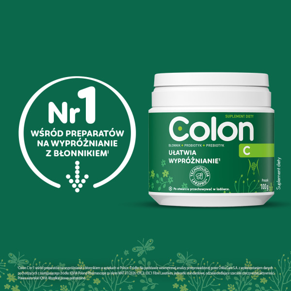 Colon® C - błonnik w proszku ułatwiający wypróżnianie 100g