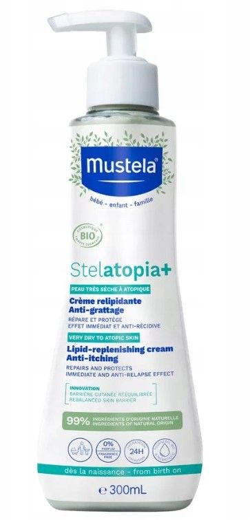 MUSTELA STELATOPIA+ Krem uzupełniający lipidy 300ml