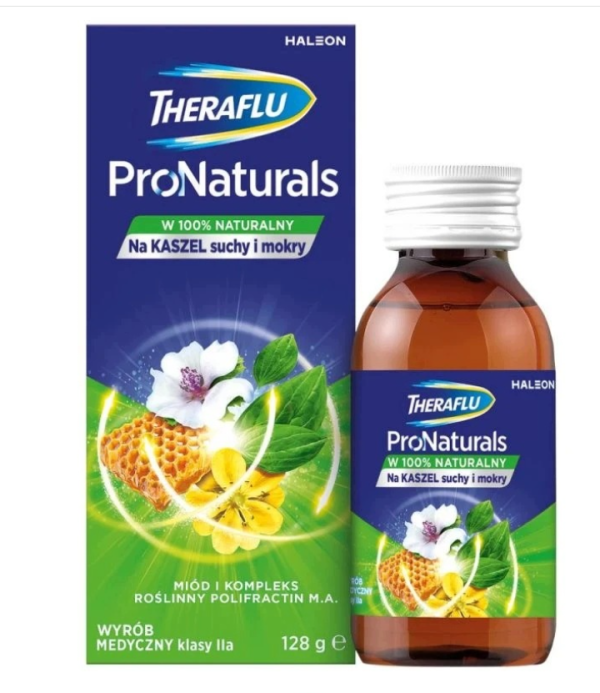 Theraflu ProNaturals syrop na kaszel mokry i suchy 128 g