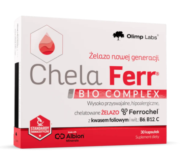 Olimp Chela-Ferr Bio-Complex  30 kapsułek