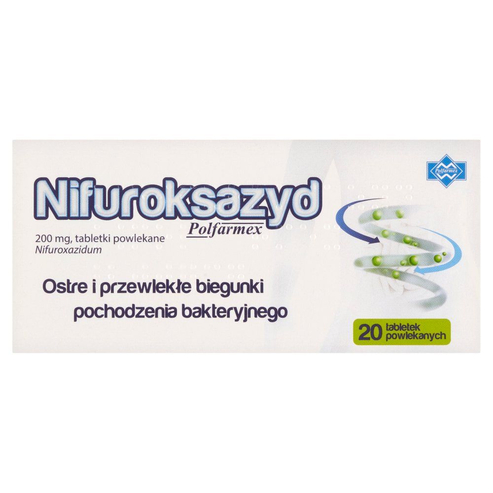 Nifuroksazyd Polfarmex 200mg x20tabl.