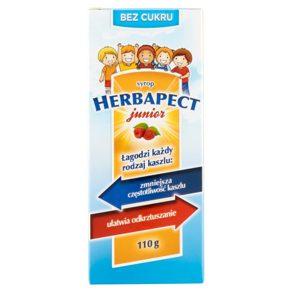 Herbapect Junior bez cukru syrop 110 g