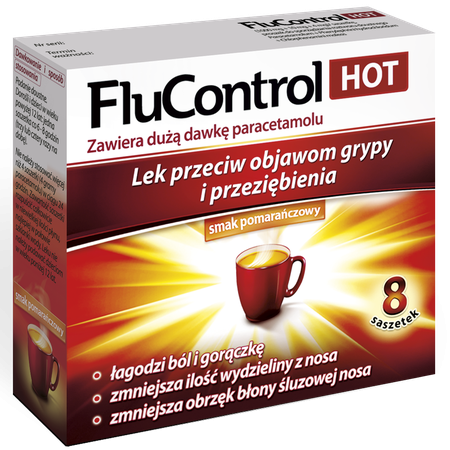 Flucontrol Hot x 8 saszetek