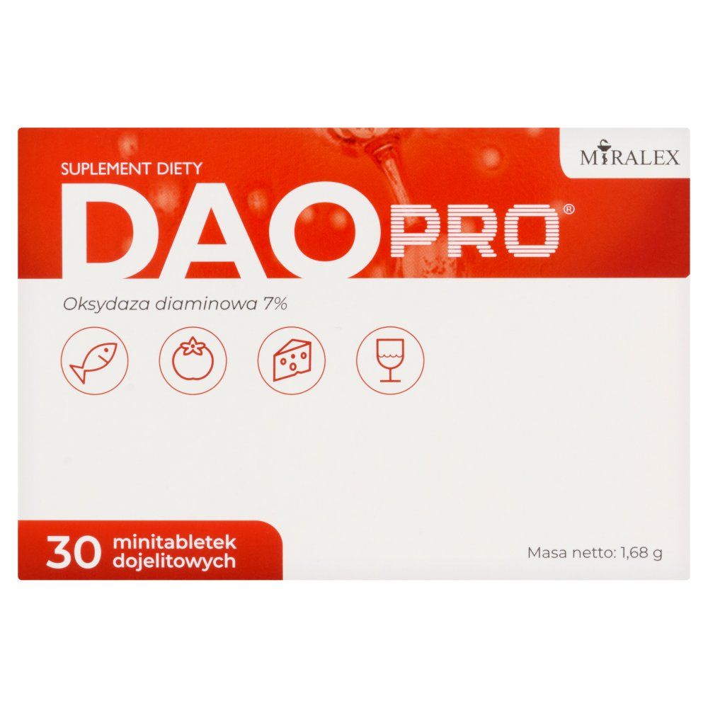 DAOPro - Nietolerancja Histaminy 30 tabletek