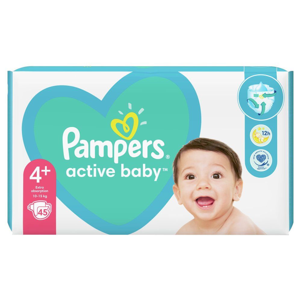 Pampers Maxi Plus 4 (9-16kg) 45szt.