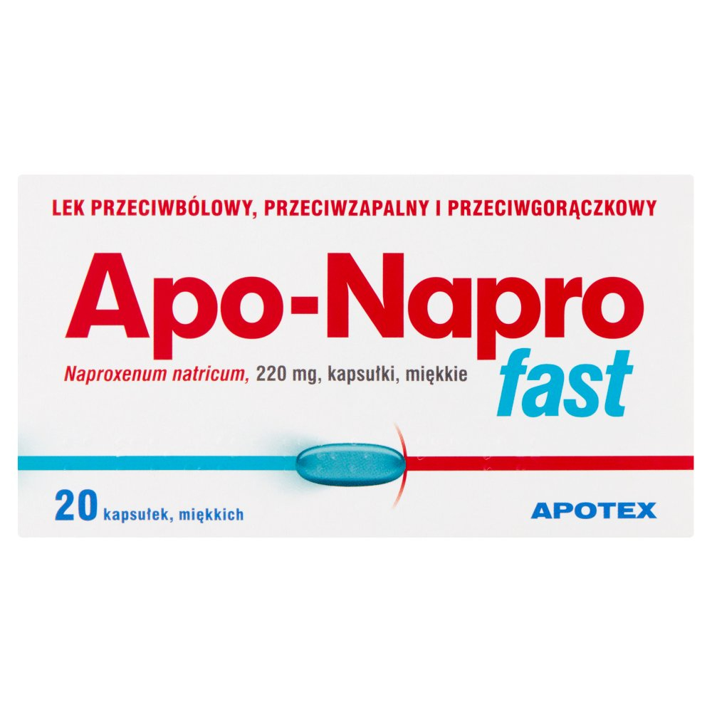Apo-Napro Fast 220mg x 20kaps.