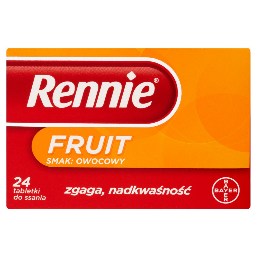 Rennie Fruit x 24 tabl.do ssania