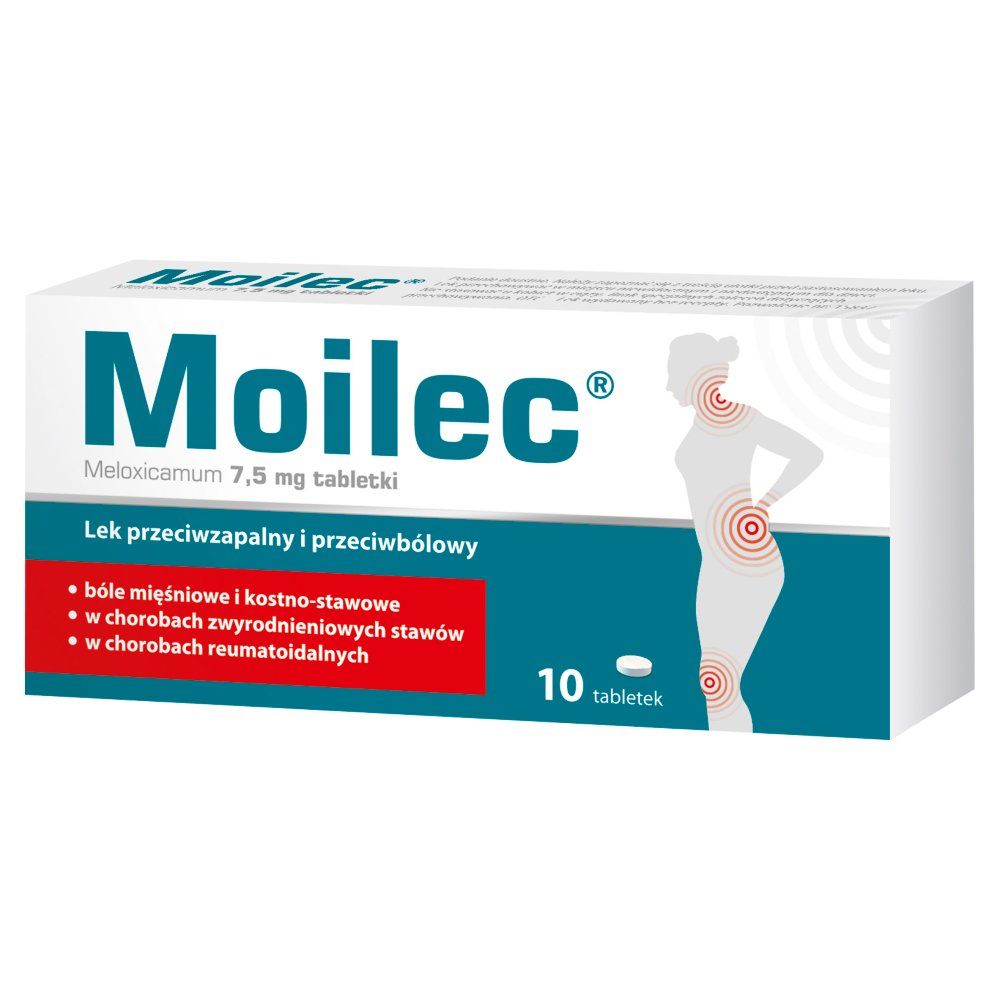 Moilec 7,5mg lek przeciwbólowy 10 tabl.