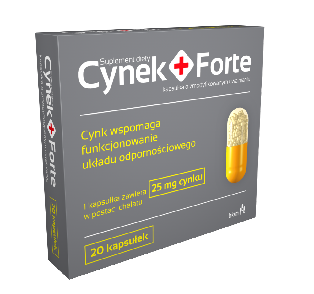 Cynek+ Forte na odporność 20 kapsułek