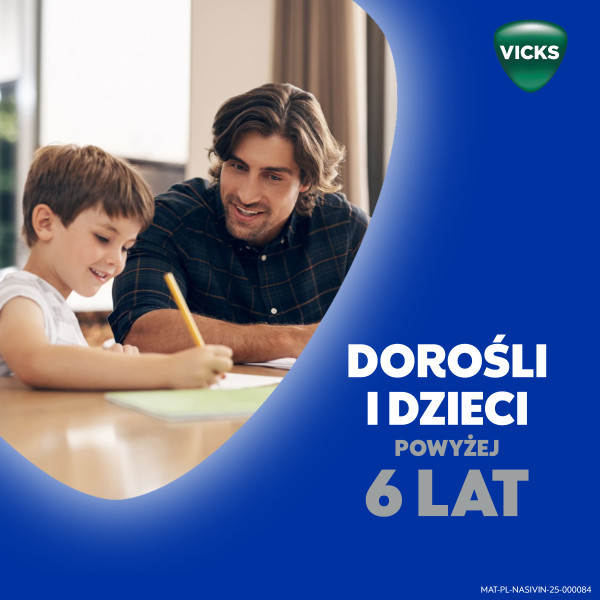 Aerozol do nosa Nasivin Vicks Classic na zatkany nos, katar, 10 ml