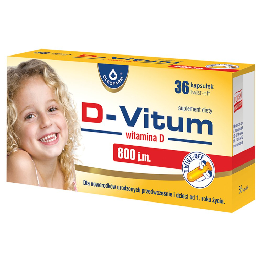 D-Vitum 800j.m. x 36 twist-off