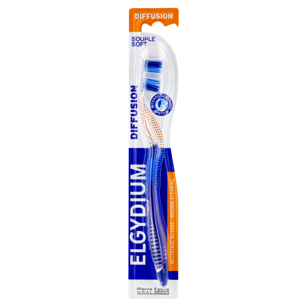 ELGYDIUM DIFFUSION SOFT Szczoteczka do zębów miękka  1 sztuka