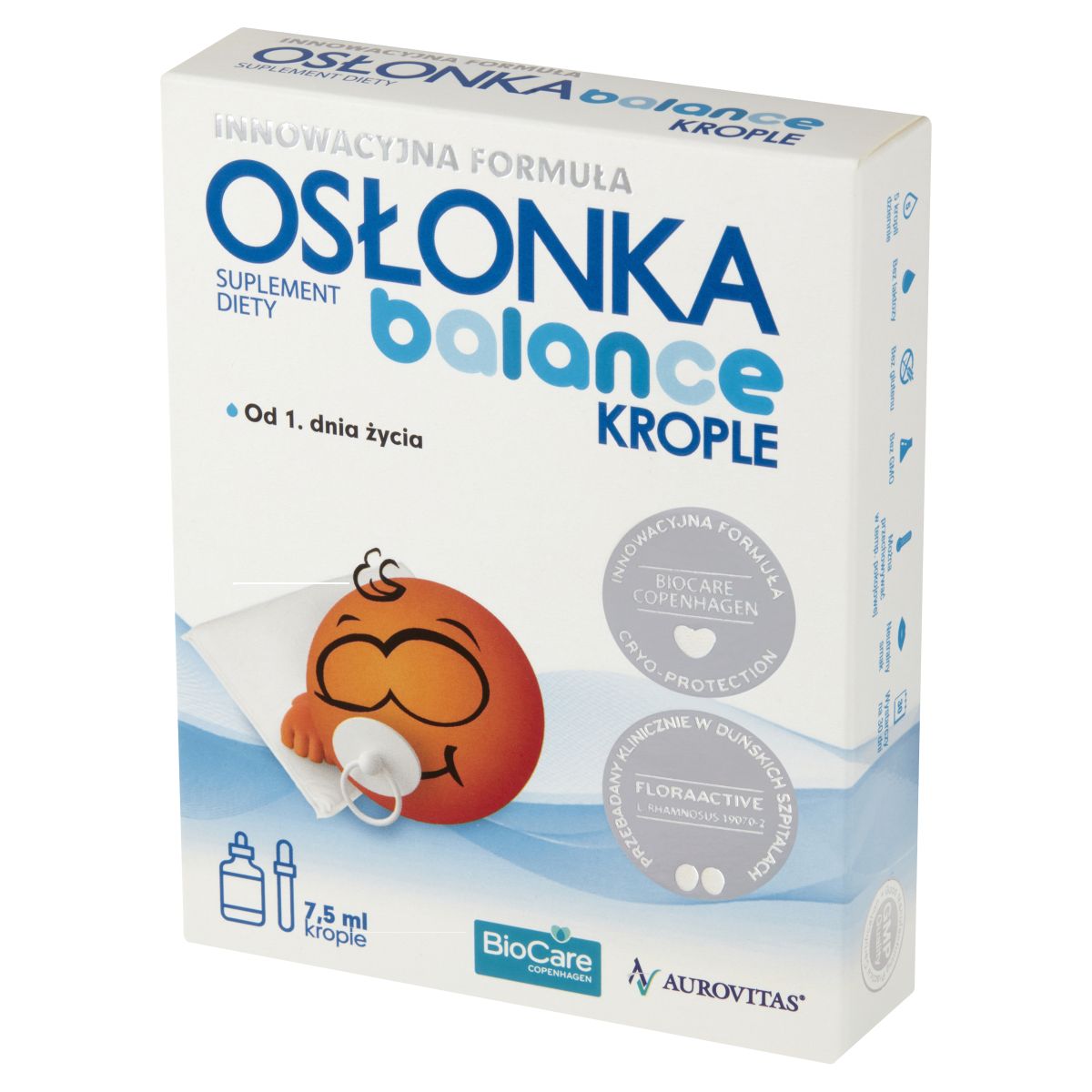Osłonka Balance synbiotyk dla niemowląt  krople 7,5 ml