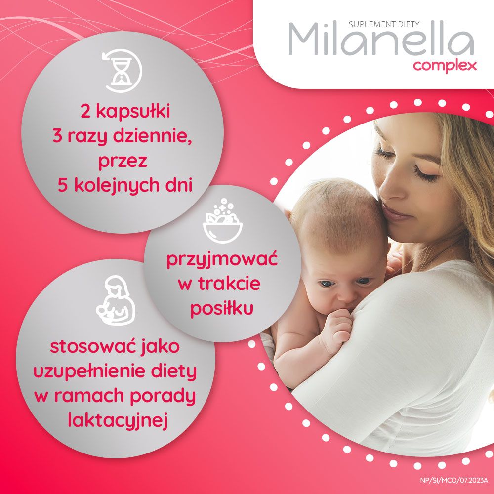 Milanella Complex - wsparcie laktacji 30 kapsułek