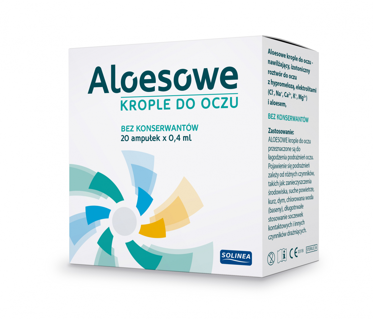 Aloesowe krople do oczu 20 amp.a 0,4ml