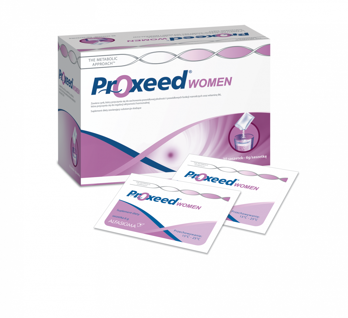 Proxeed Women wspomagający płodność 30 saszetek