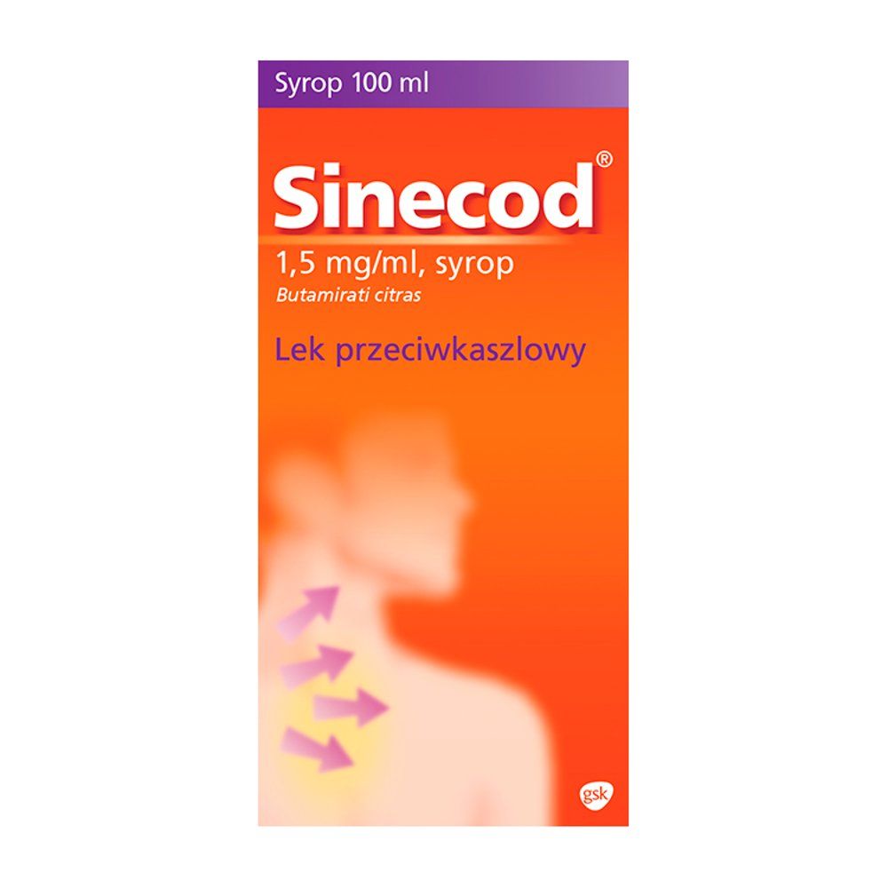Sinecod 1,5mg/ml syrop 100ml