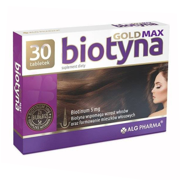 Biotyna Gold Max tabl. 30 tabl.