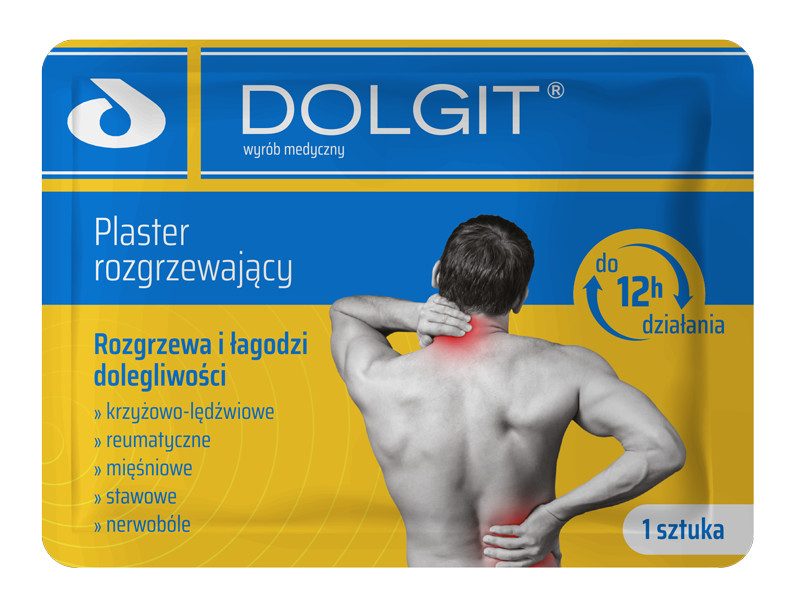 DOLGIT plastry rozgrzewające 10 sztuk