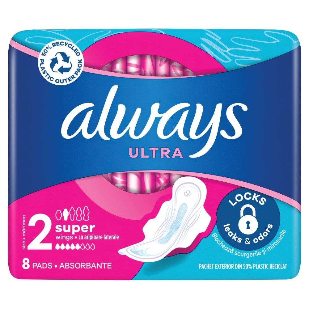 Podpaski ALWAYS  2 Ultra Super Plus 8 szt.