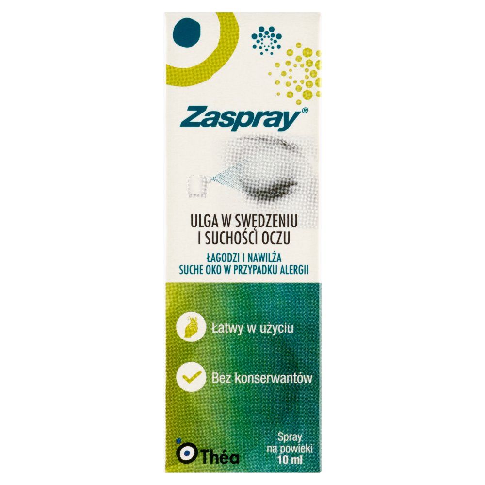 Zaspray na swędzenie i suchość oczu 10 ml