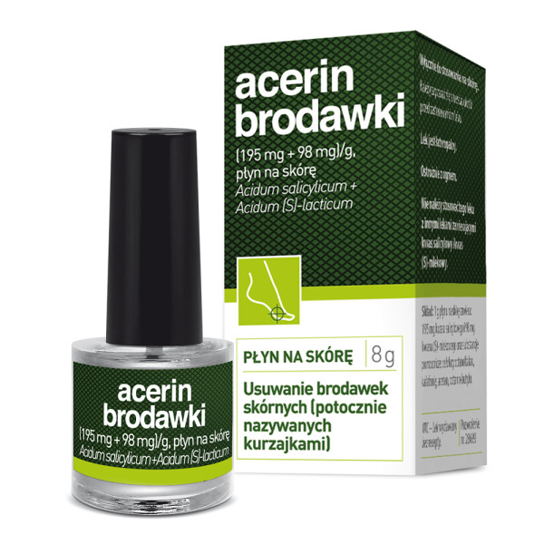 Acerin Brodawki płyn do stosowania na skórę 8g