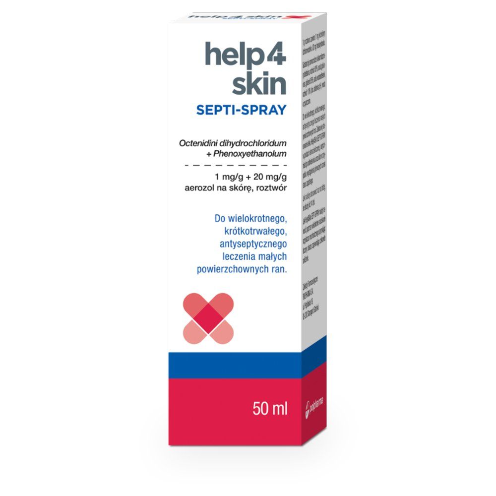 Help4Skin SEPTI-SPRAY aerozol do leczenia ran 50 ml