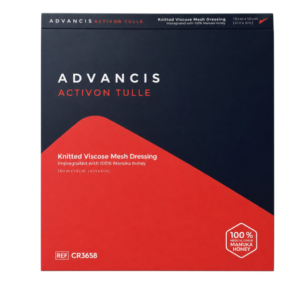 Activon Tulle Opatrunek z miodem manuka 10x10cm - 1 sztuka