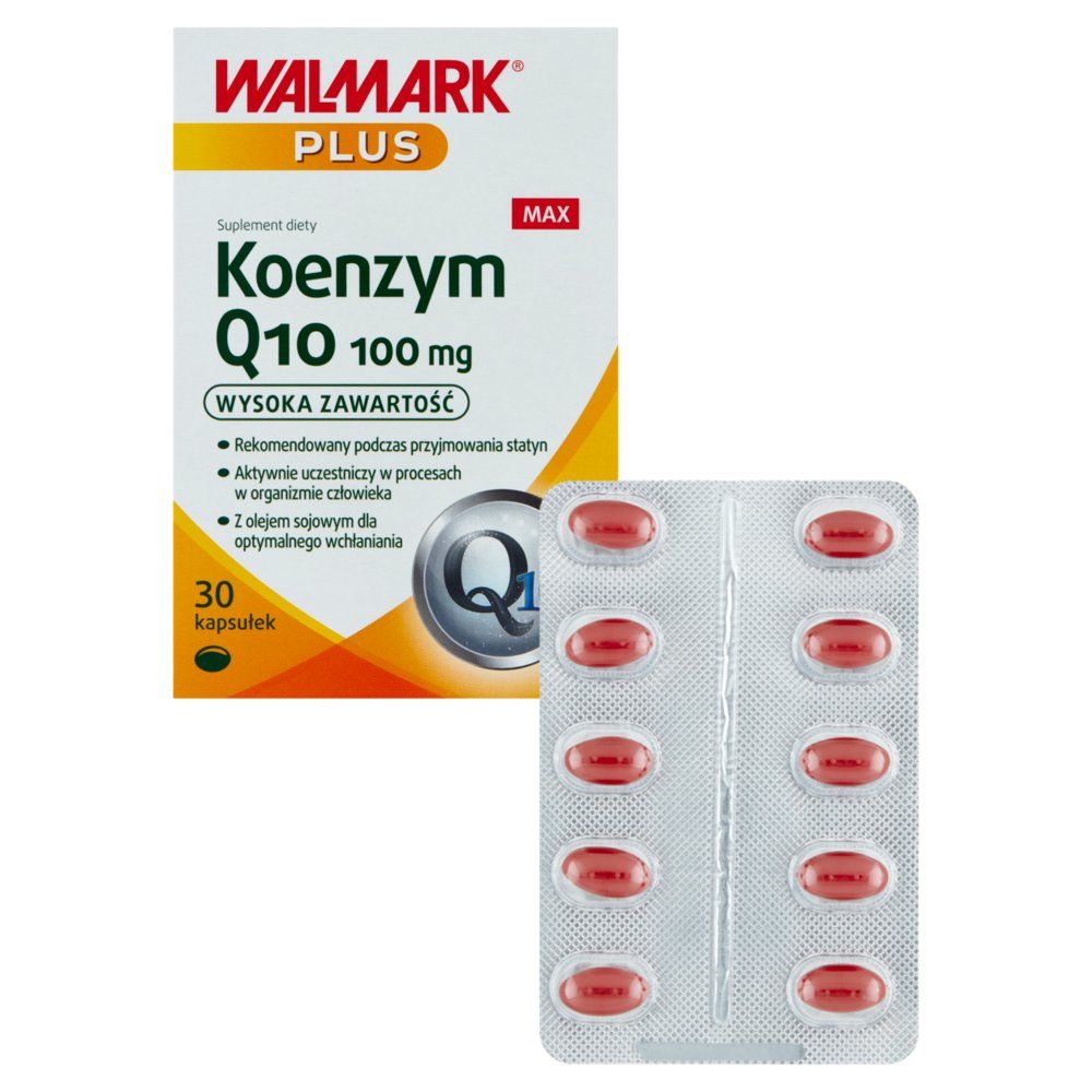 Koenzym Q10 100mg MAX x 30kaps.