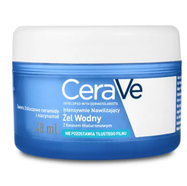 CeraVe Intensywnie Nawilżający Żel Wodny z Kwasem Hialuronowym 48 ml