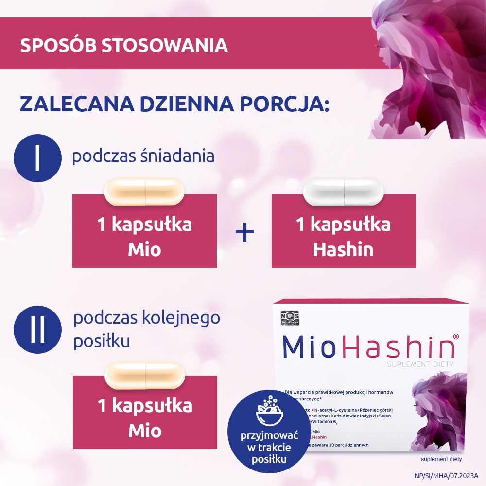 MioHashin na tarczycę  (30 kapsułek + 60 kapsułek)