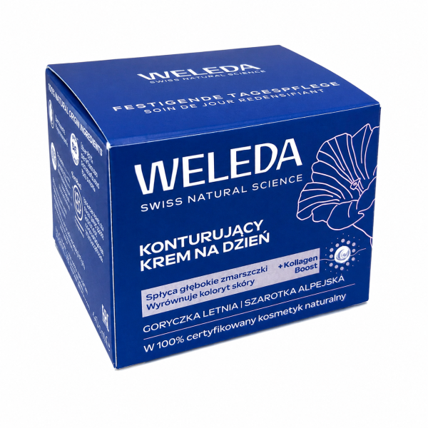 WELEDA Konturujący krem na dzień z goryczką letnią i szarotką alpejską 40 ml